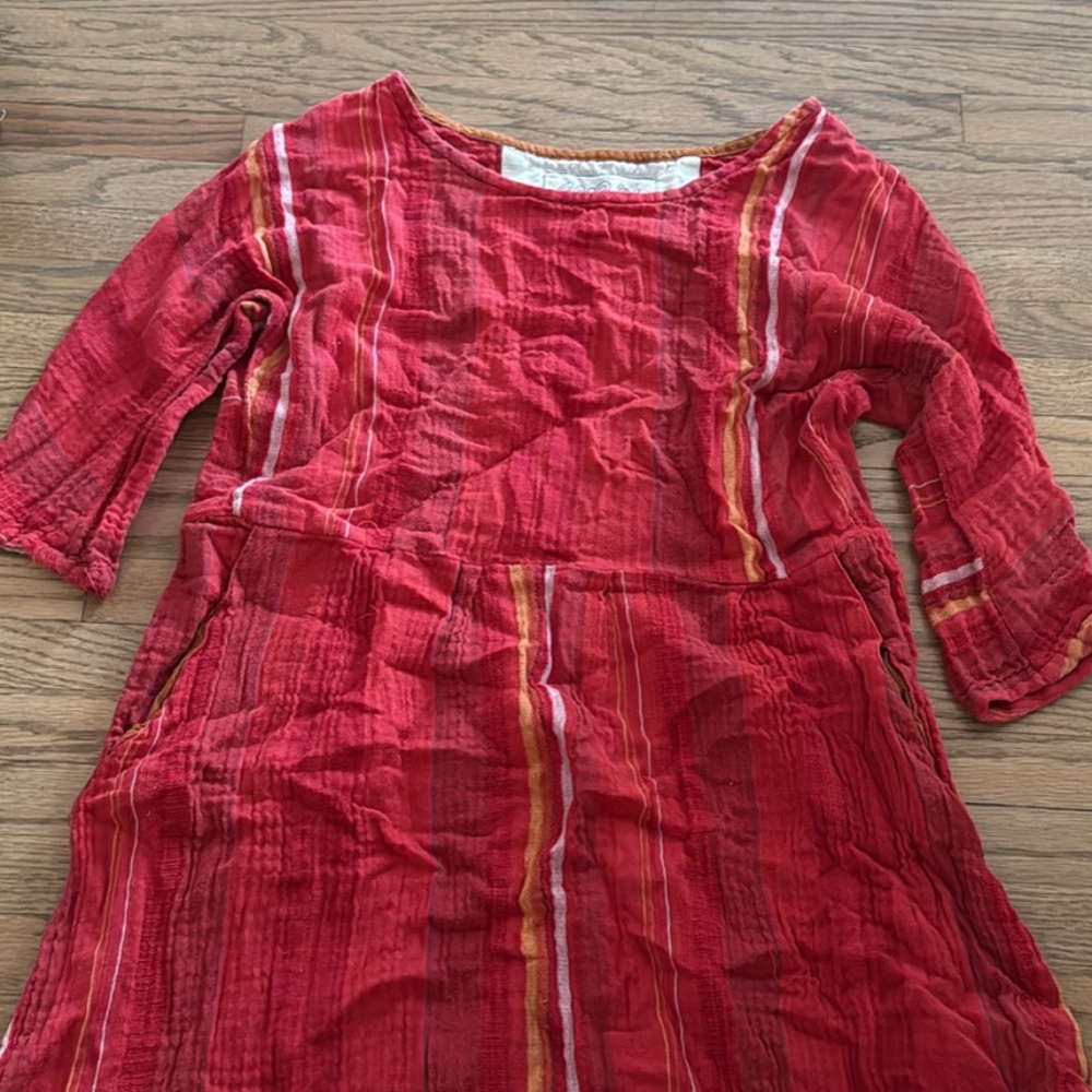 Ace and Jig Red striped dress